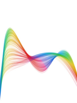 One spectrum color wave
