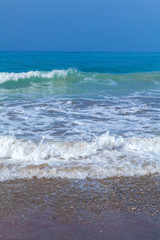 Fototapeta na wymiar Summer Beach Scene, Cyprus