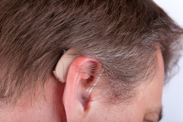 Obraz premium Ear and hearing aid