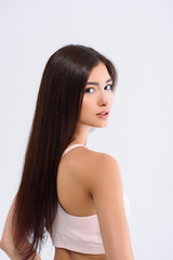Fototapeta premium Beautiful woman expressing her confidence