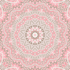 round ornamental lace background