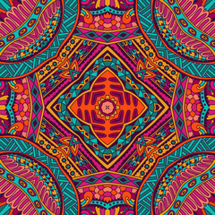 Abstract ornametal  vector ethnic tribal pattern