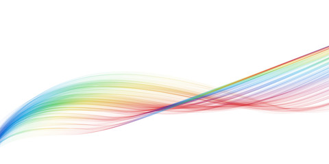 Beautiful detailed wave of color