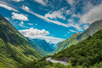 Zelfklevend Fotobehang Scenic Norway Landscape © Tomasz Zajda