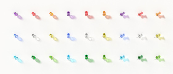 押しピンのイラストCG