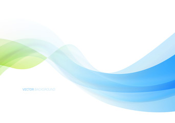 Abstract light blue wavy background.