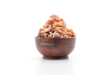 dried plum on white