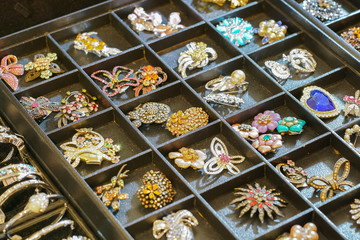 fashionable women's jewelry, brilliant bangles
