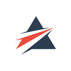triangle vector logo icon