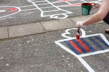 painting playground.