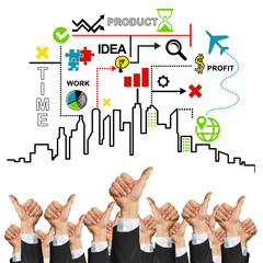 Business and teamwork concept