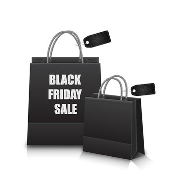Sale Shopping Bags with Discount for Black Friday Sales -