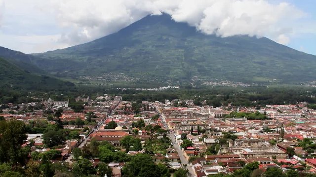 Antigua Guatemala 42 - Agua Volcano and City Landscape