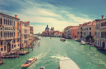 View of the Grand Canal and Basilica Santa Maria della Salute in