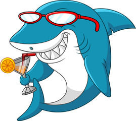 Obraz premium Cartoon shark 