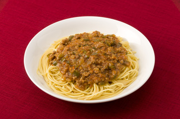 ミートソーススパゲッティ