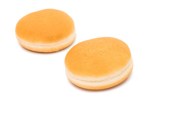 Hamburger buns isolated