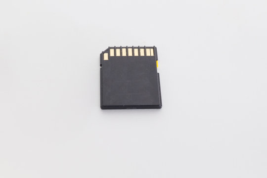 SDHC card on a white background