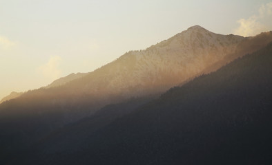 Landscape near Garmisch-Partenkirchen. Bavaria. Germany