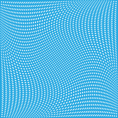 Blue Wavy Lines Pattern - Background Design