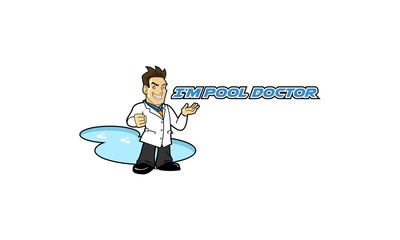 Pool Doctor Mascot Logo