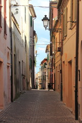 Urban scenic of Sirolo, Italy