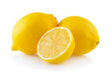lemon isolated on white background