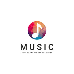 Music logo. Media logo  - 118676233