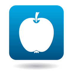 Apple icon in flat style on a white background