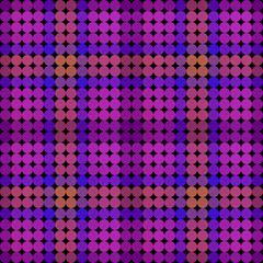 Kaleidoscopic low poly circle style vector mosaic background