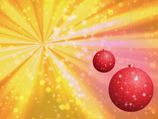 Christmas balls generated hires texture