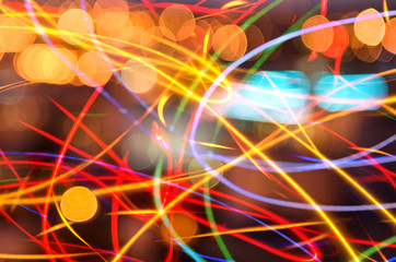 Defocused abstract lights background