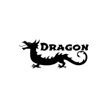 Happy dragon illustration 