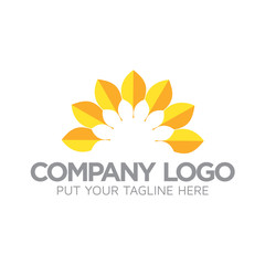 Leaf Flower Logo icon