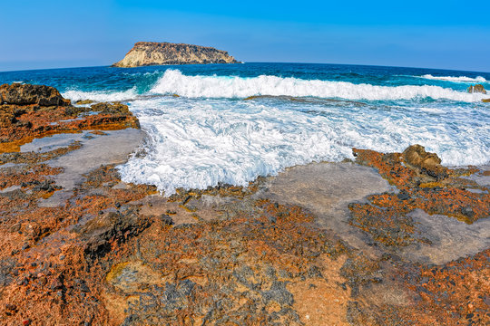 Mediterranean island Geronisos