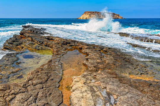 Mediterranean island Geronisos