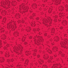 Seamless floral pattern . Vector background .
