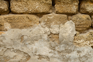 Brick texture with scratches and cracks