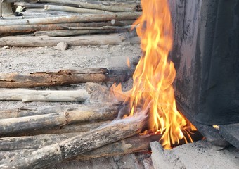 kindle fire for burn bucket pail