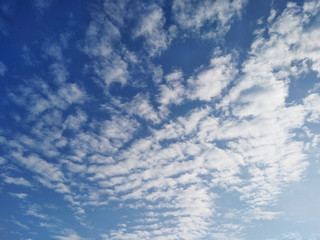 Blue sky and beautiful cloud as background