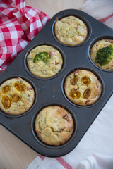 Herzhafte Gemüse Muffins