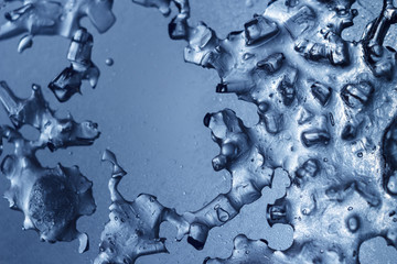 Liquid metal texture/Horizontal abstract background texture