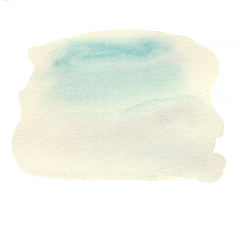 Watercolor round spot. Hand drawn watercolour textured backgroun