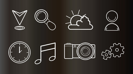 icons for web and mobile design
