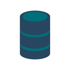 Fototapeta premium data center web hosting technology icon. Flat and Isolated design. Vector illustration