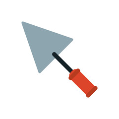 spatula tool construction repair icon. Flat and Isolated design. Vector illustration