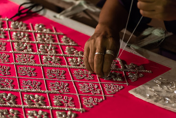 traditional thai embroidery