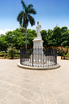 Statue Carlos Manuel de Céspedes, Plaza de Armas, Havanna Vieja