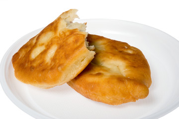 Pirojki. Traditional delicious Russian patty