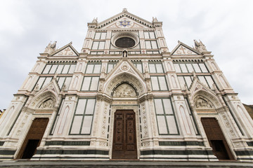 Fototapeta na wymiar Basilica di Santa Croce a Firenze